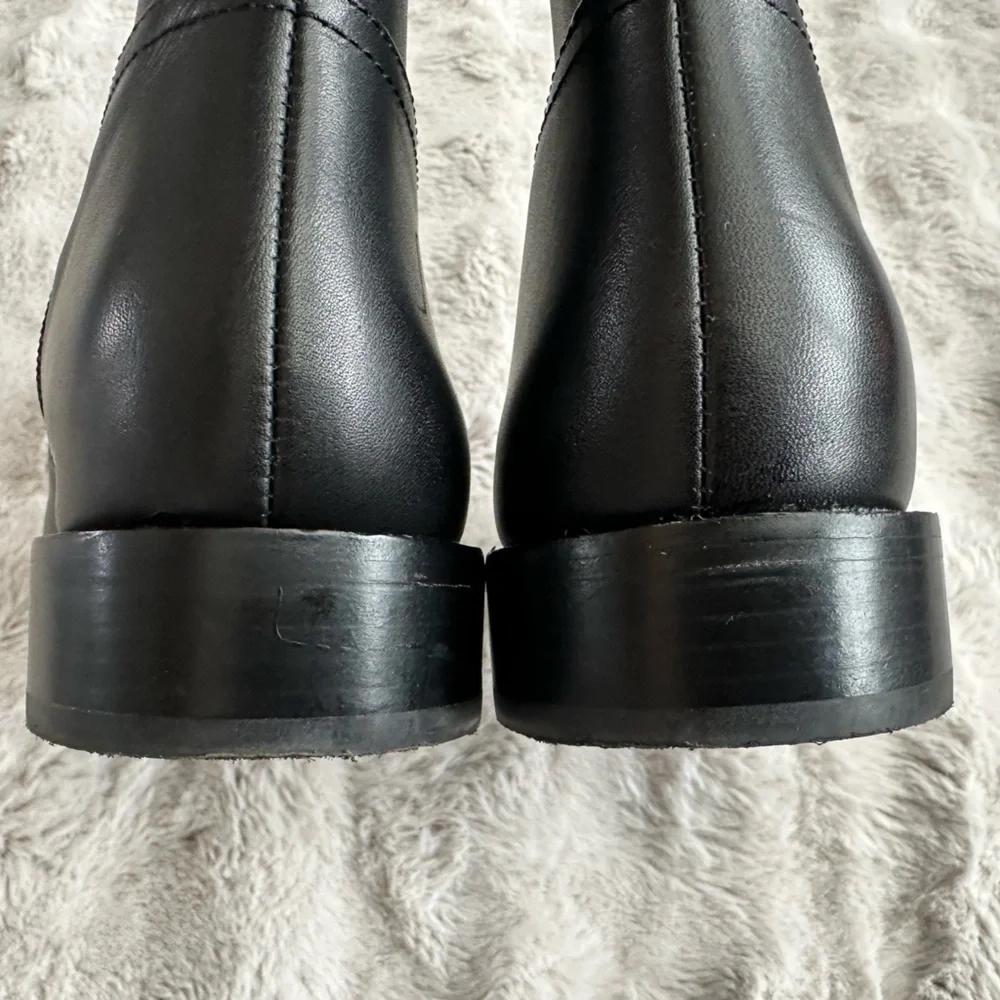 Antonio Melani leather boots size 8.5 black and brown - Picture 4 of 7
